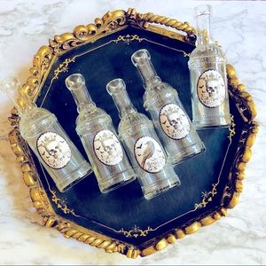 Skull Head Halloween Glass Potion Bottle 1 pc